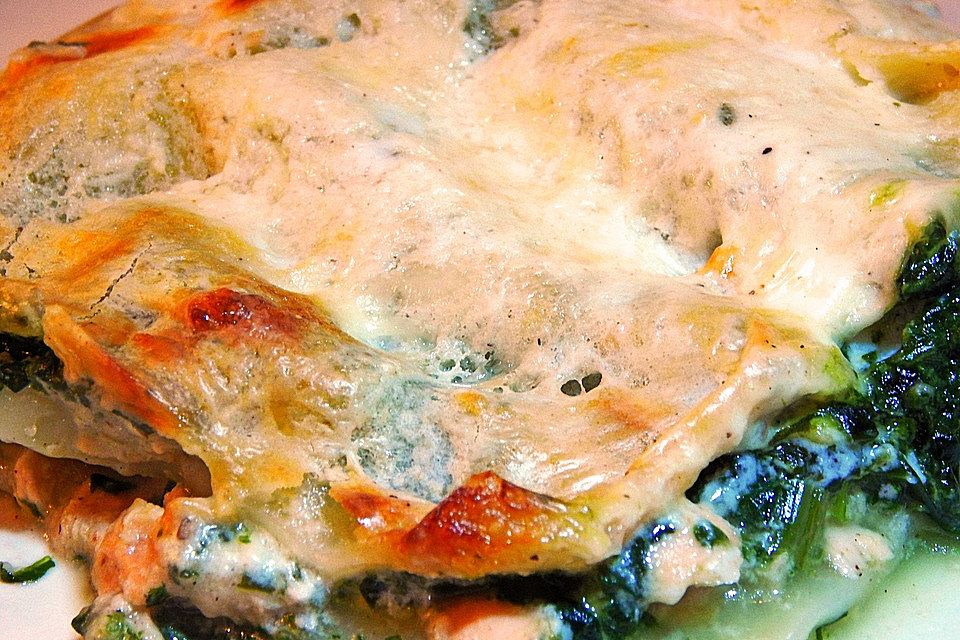 Mirjas Spinatlasagne mit Wildlachs