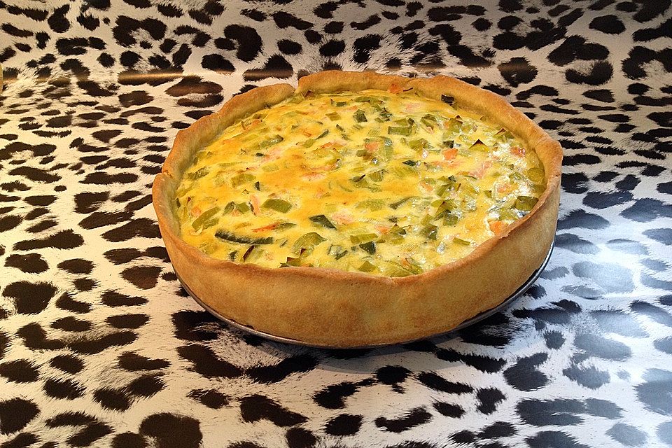 Lachs-Quiche