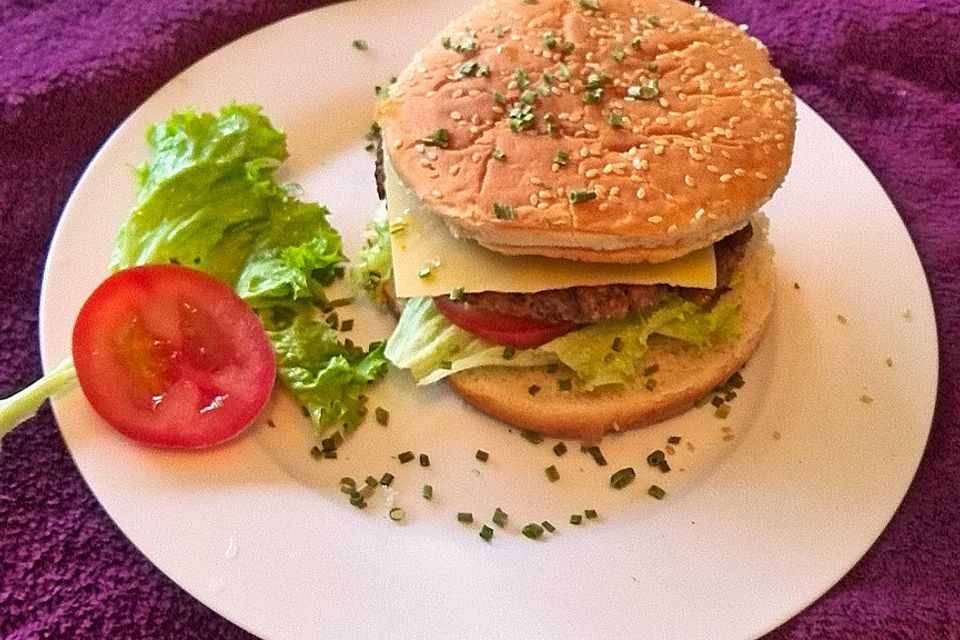 Veganer Cheeseburger