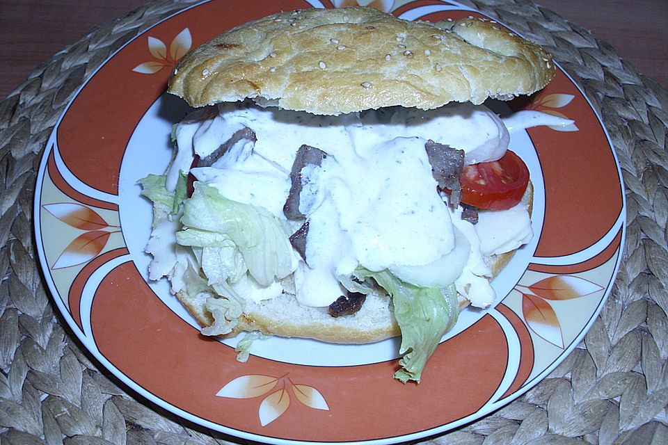 Döner Kebab im Fladenbrot