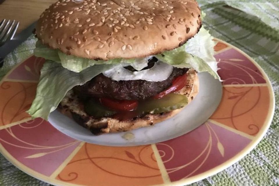 Burger vom Grill