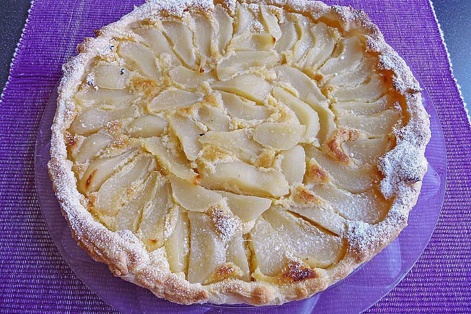 Birnen-Mandelcreme-Tarte