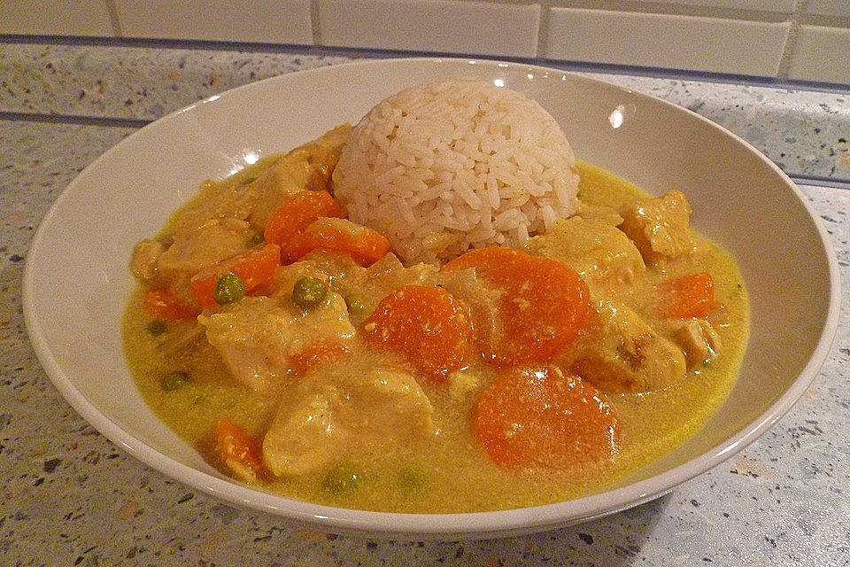 Indisches Hähnchen-Curry