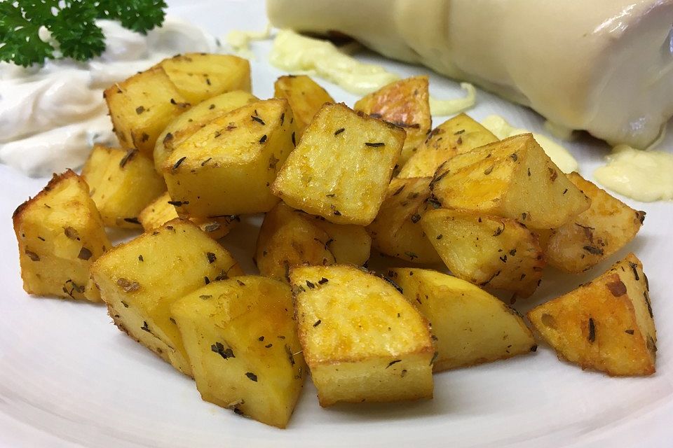 Bratkartoffeln aus dem Backofen