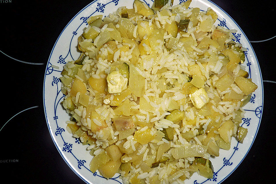 Zucchini-Fenchel-Pfanne