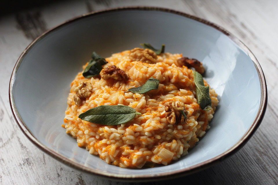 Herbstliches Kürbisrisotto