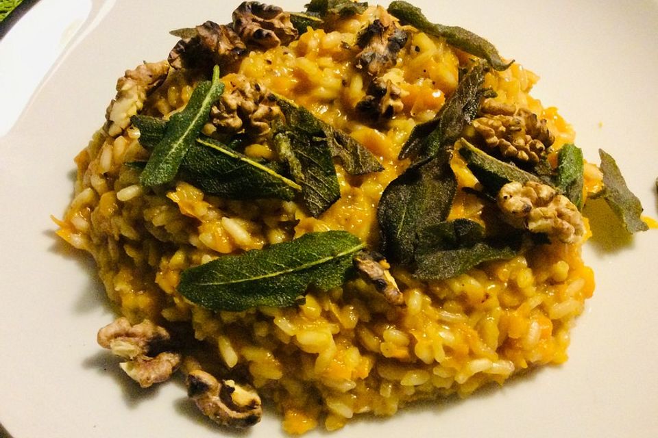 Herbstliches Kürbisrisotto