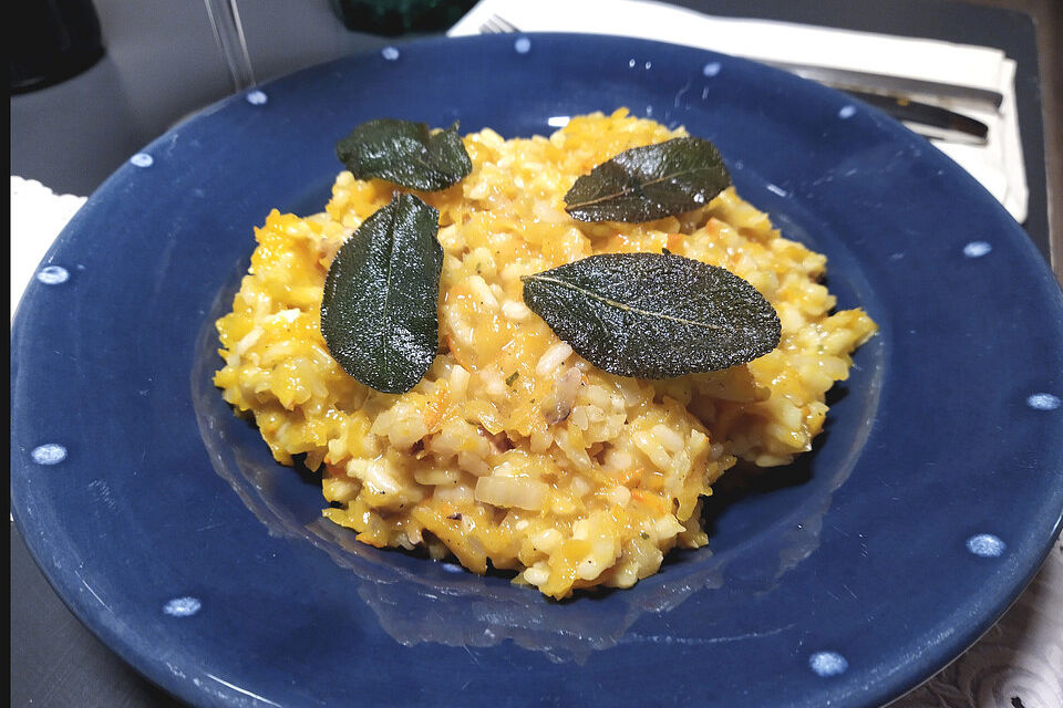 Herbstliches Kürbisrisotto