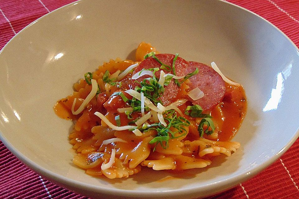 Salami-Pasta