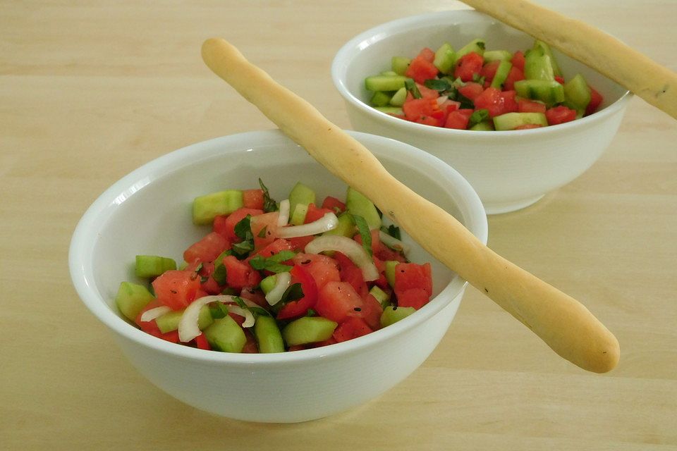 Smokeys scharfer Melonensalat