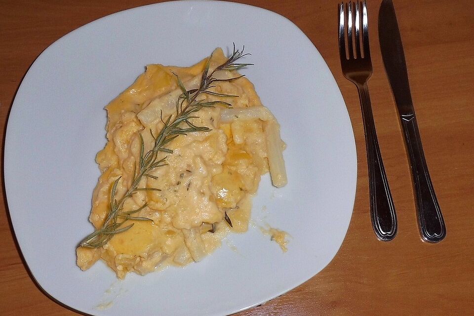 Spargel-Kartoffelauflauf