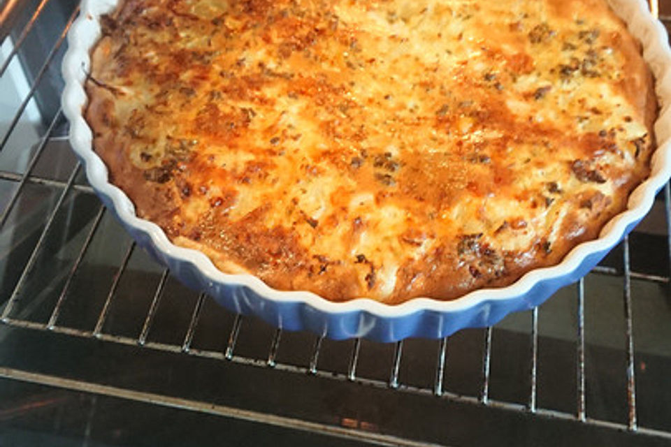 Blumenkohl-Hack-Quiche