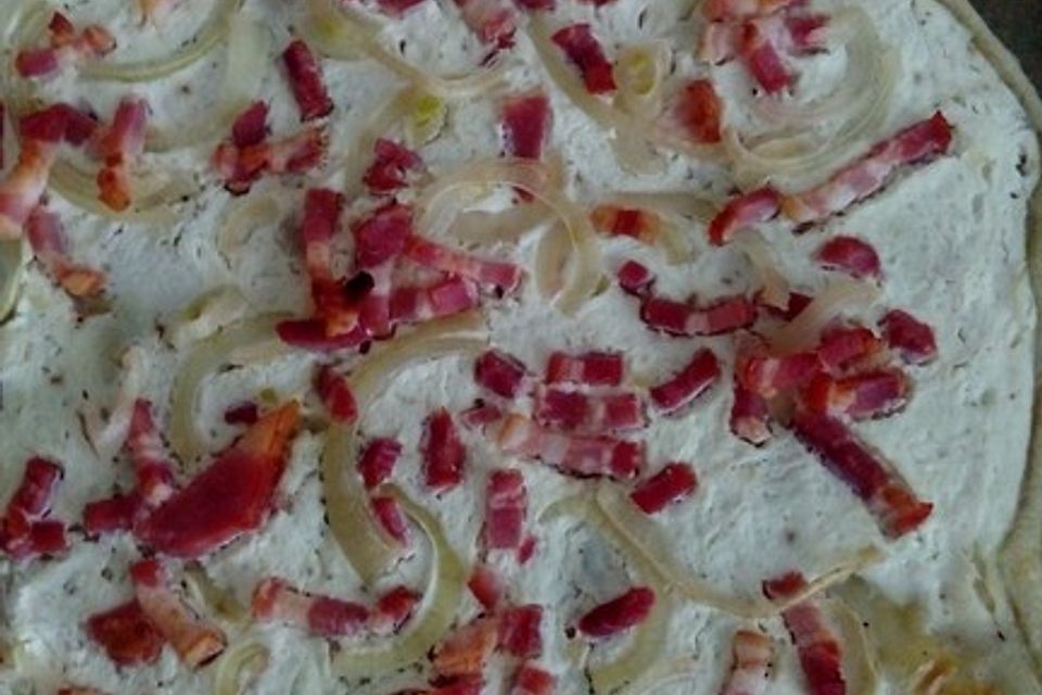 Flammkuchen Elsässer Art