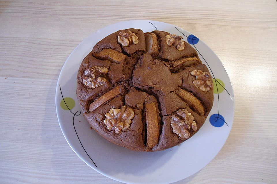 Birnen-Schoko-Kuchen