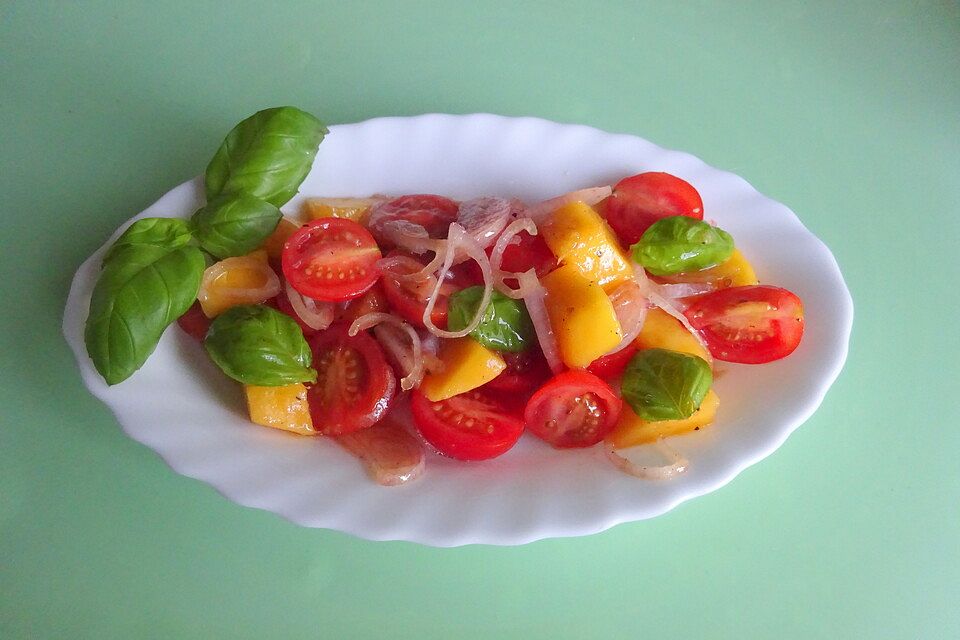 Mango-Tomaten-Salat