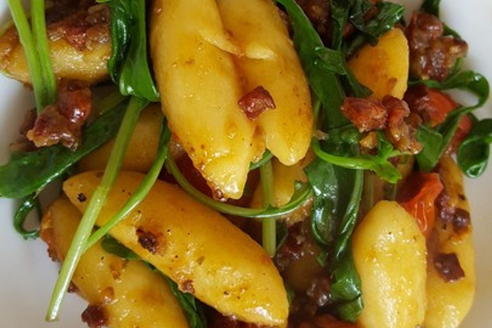 Gnocchi-Pfanne mit Rucola