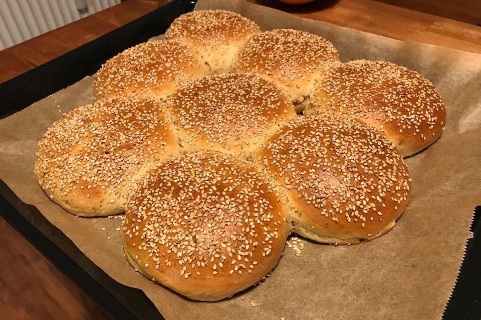 Die perfekten Hamburgerbrötchen