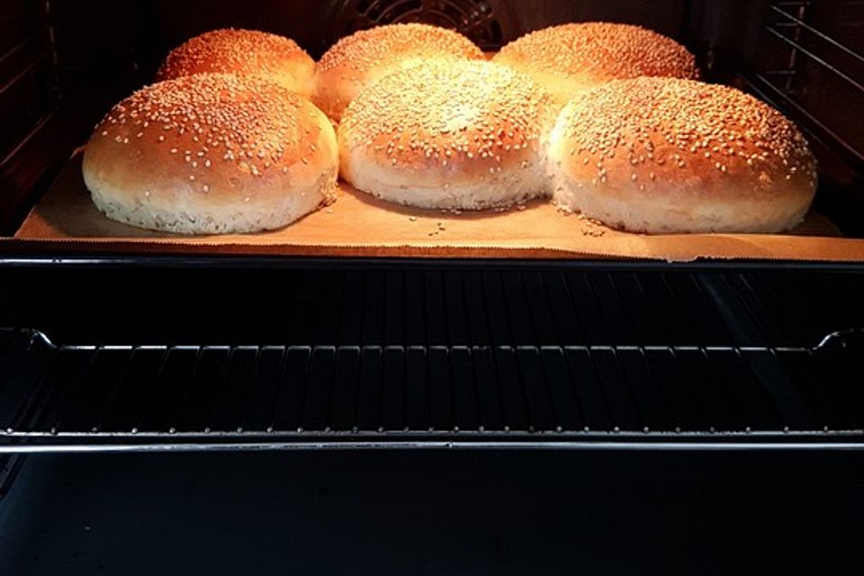 Die perfekten Hamburgerbrötchen