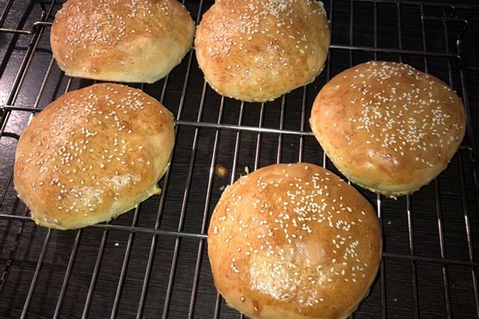 Die perfekten Hamburgerbrötchen