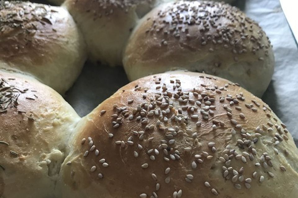 Die perfekten Hamburgerbrötchen