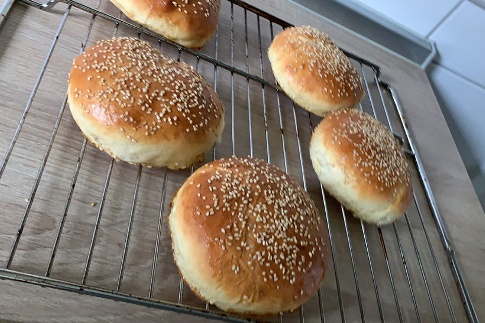 Die perfekten Hamburgerbrötchen