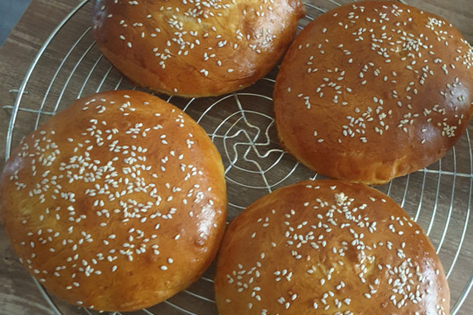 Die perfekten Hamburgerbrötchen