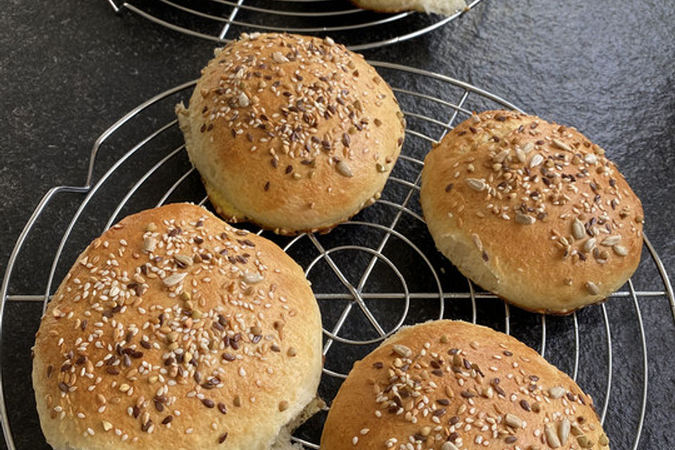 Die perfekten Hamburgerbrötchen