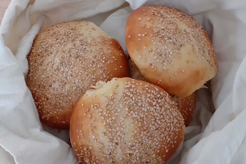 Die perfekten Hamburgerbrötchen