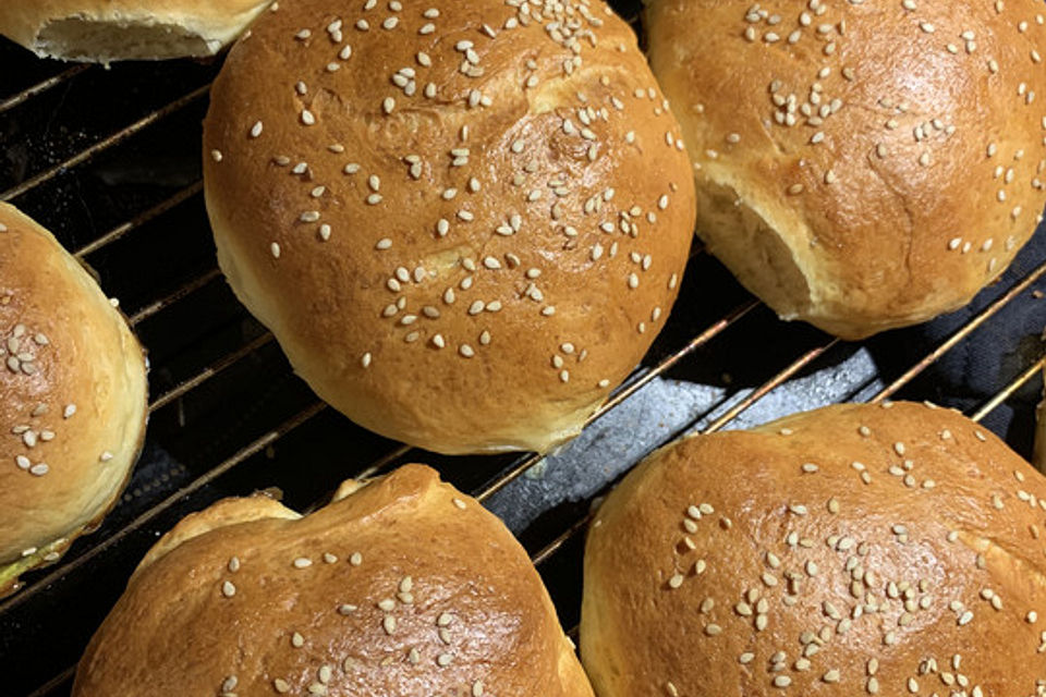 Die perfekten Hamburgerbrötchen