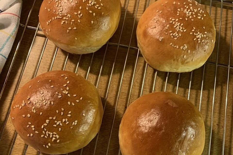 Die perfekten Hamburgerbrötchen