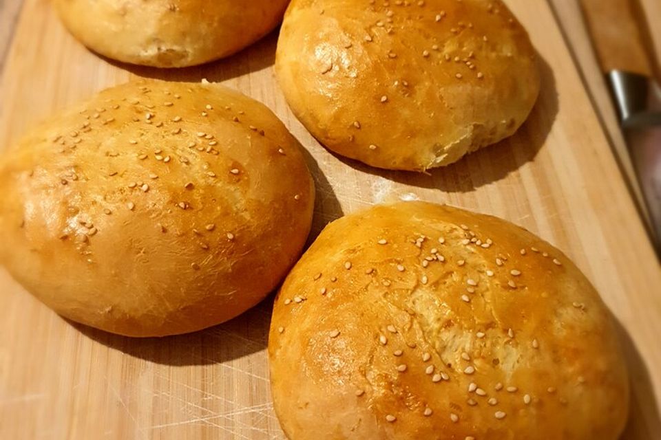 Die perfekten Hamburgerbrötchen