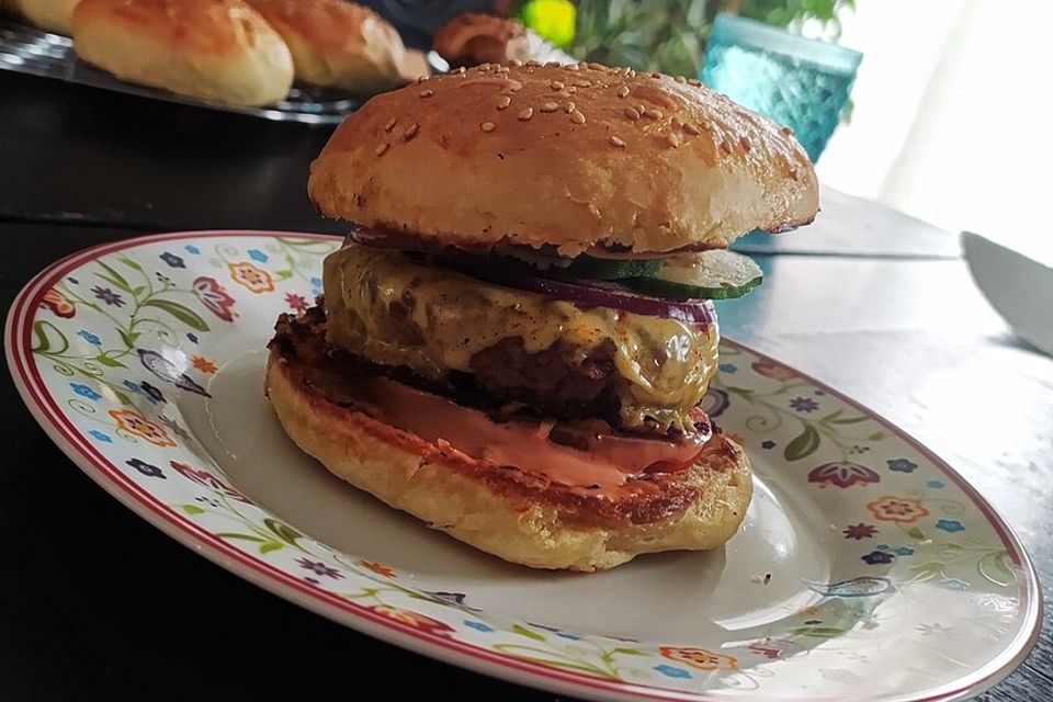 Die perfekten Hamburgerbrötchen