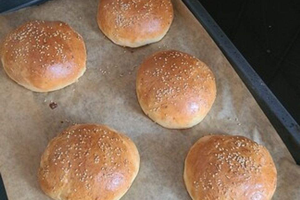 Die perfekten Hamburgerbrötchen