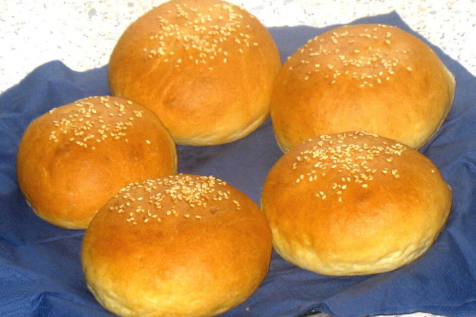 Die perfekten Hamburgerbrötchen