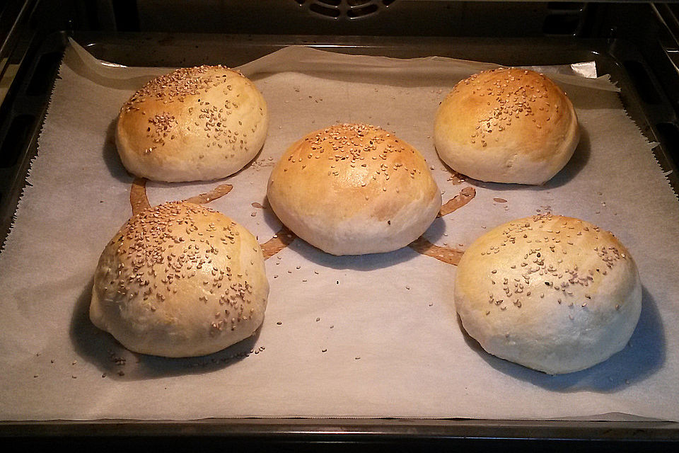 Die perfekten Hamburgerbrötchen