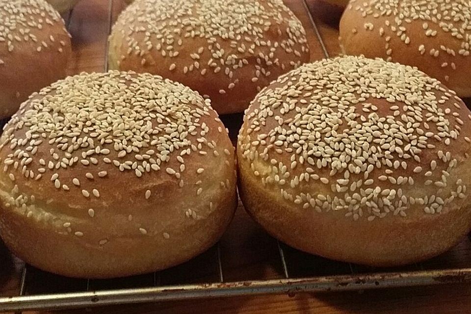 Die perfekten Hamburgerbrötchen