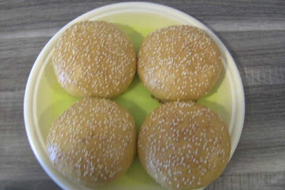 Die perfekten Hamburgerbrötchen