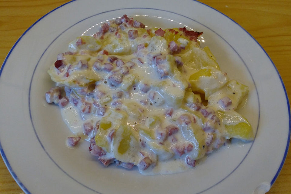 Kartoffelauflauf mit Schmelzkäse