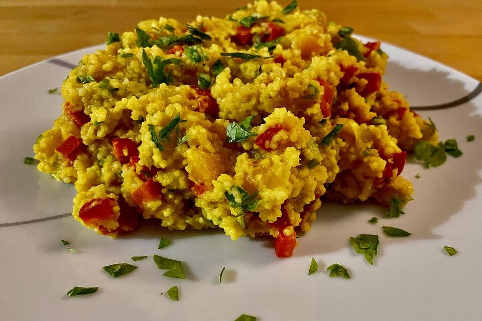 Kürbis-Paprika-Couscous