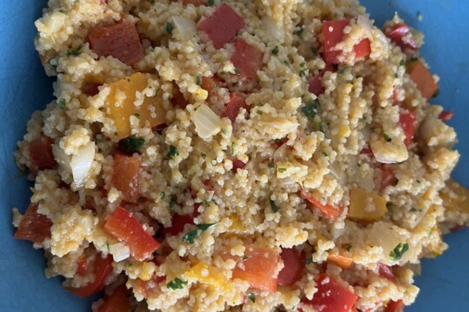 Kürbis-Paprika-Couscous