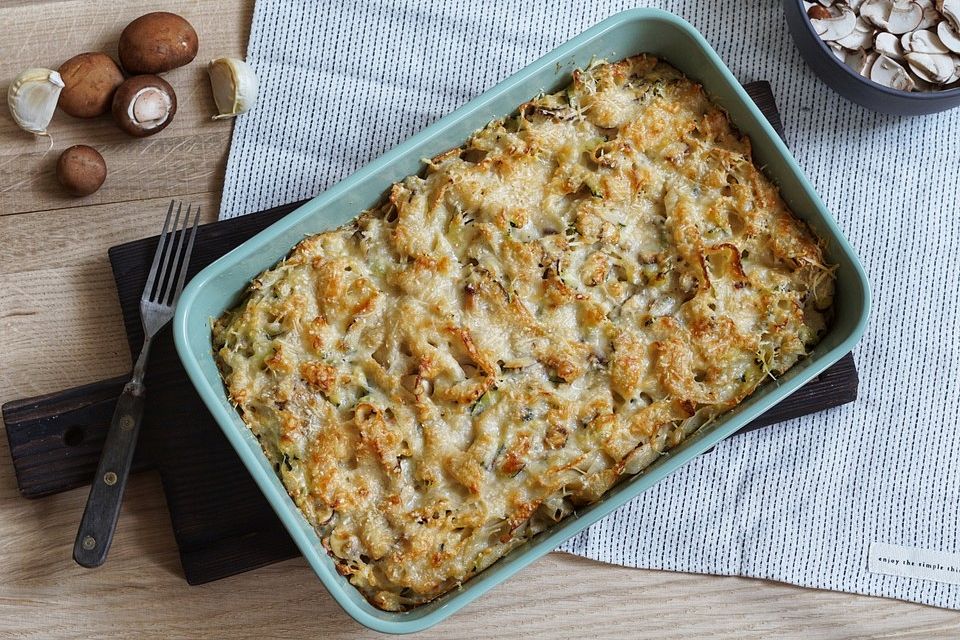 Französisches Knoblauchgratin