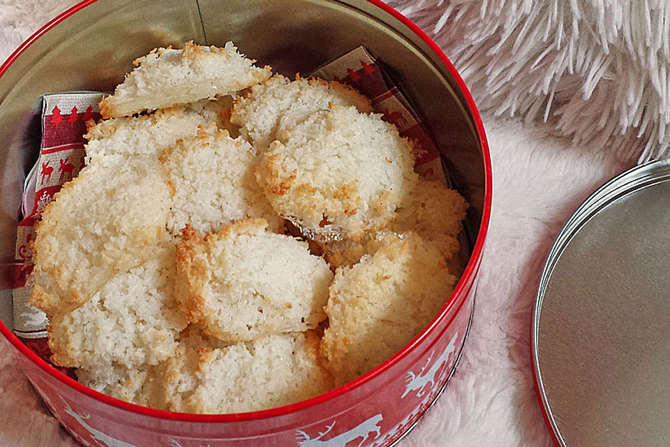 Gluten- und laktosefreie Kokosmakronen