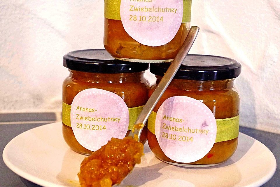 Ananas - Zwiebel - Chutney