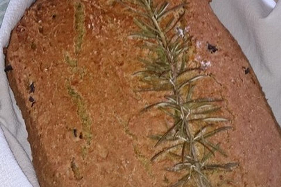 Mediterranes Brot ohne Hefe