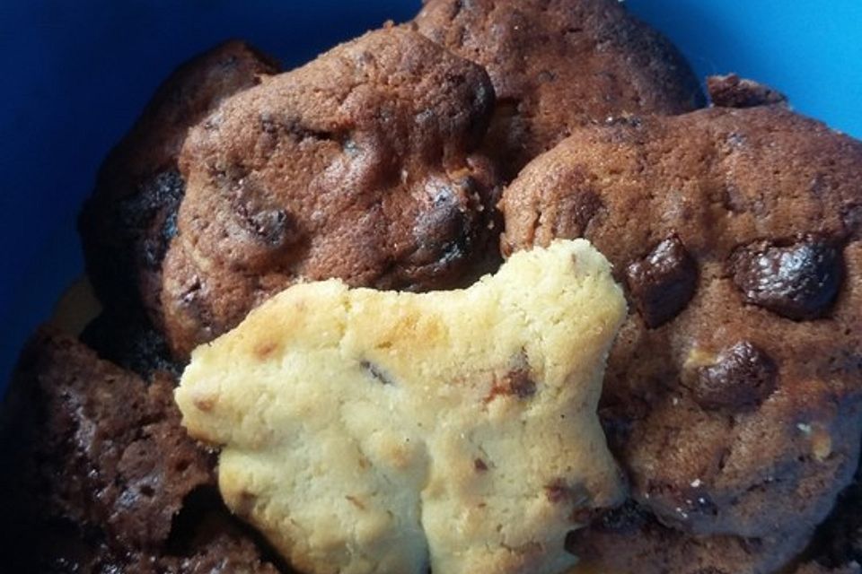 Double-Chocolate Chip Cookies