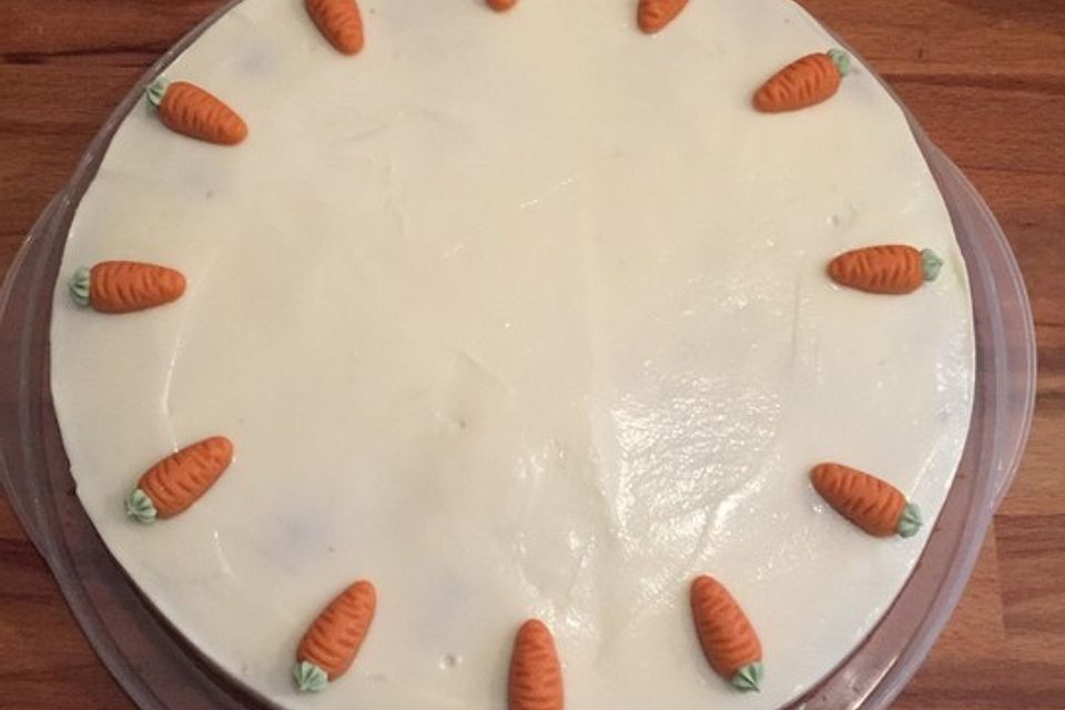 Karottenkuchen, Rüblikuchen oder Möhrenkuchen