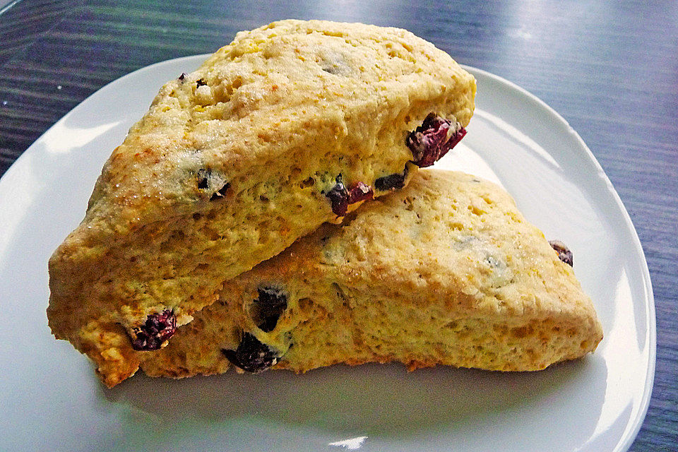 Cranberry-Orangen-Scones