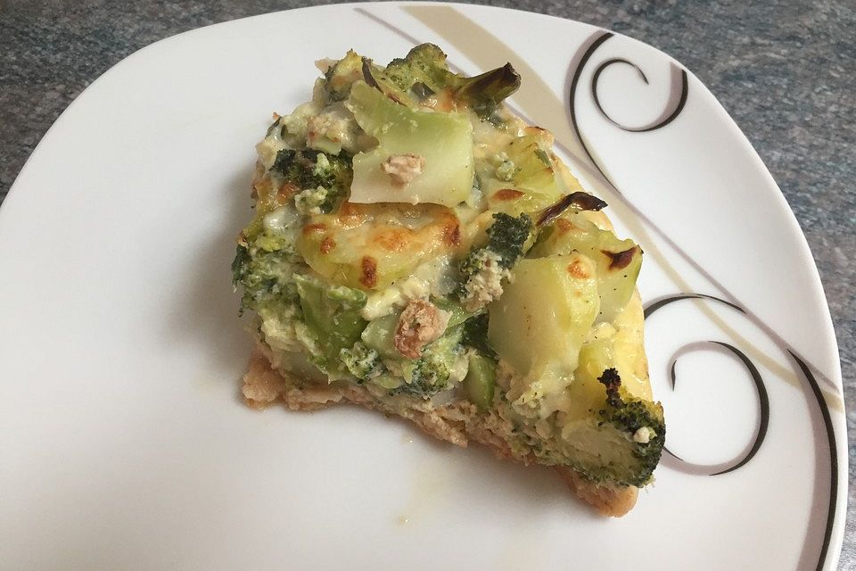 Brokkoli - Walnuss Quiche