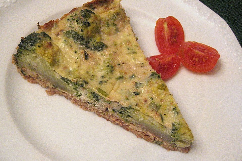 Brokkoli - Walnuss Quiche