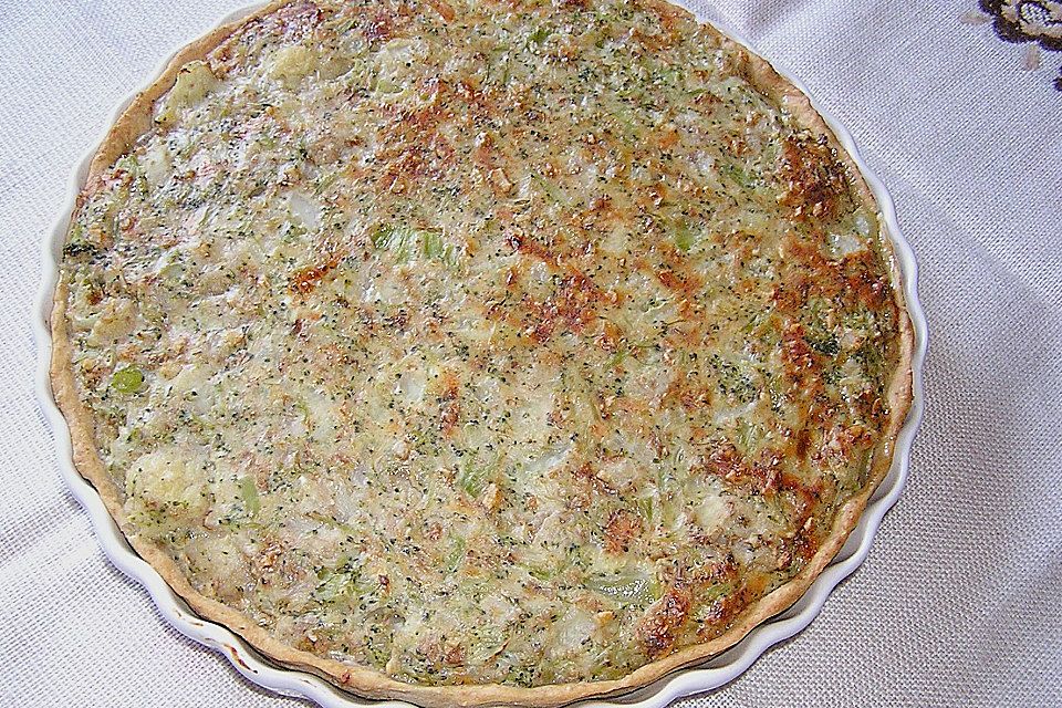 Brokkoli - Walnuss Quiche